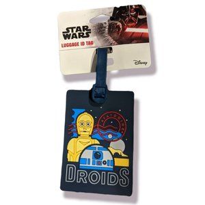 Darth Vader - Disney Luggage Tag - NEW Droids C3PO R2D2